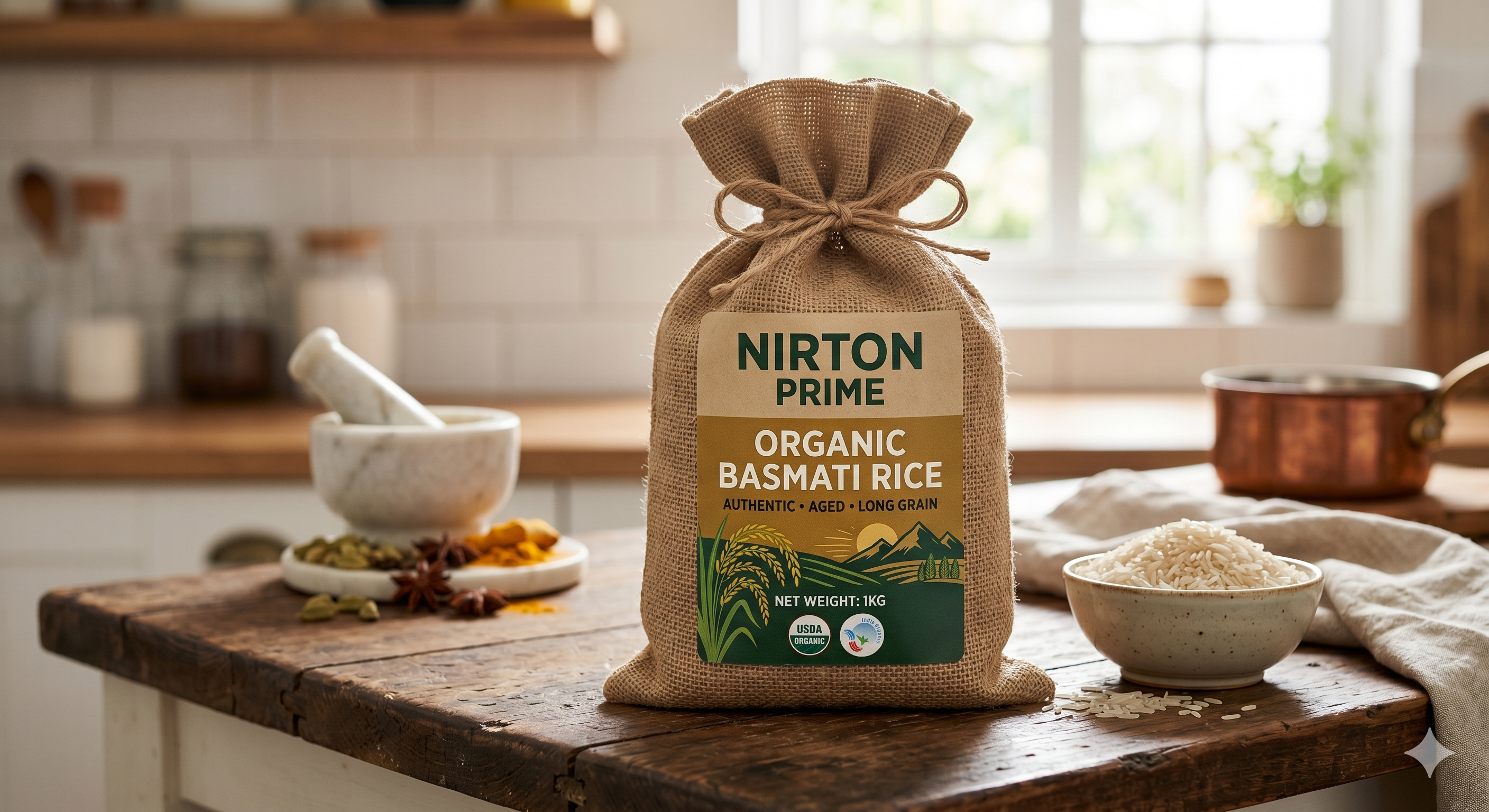 Organic Basmati Rice 1kg